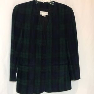 Tartan Plaid Blazer Size 6